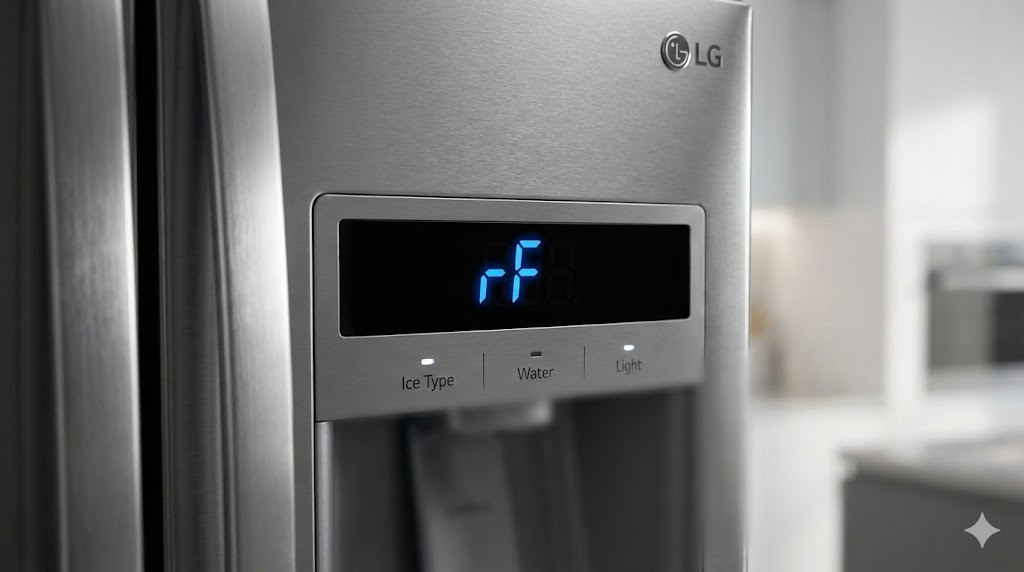 ارور rF یخچال ساید ال‌جی | بررسی علت و رفع مشکل فن