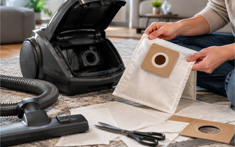 چگونه کیسه جاروبرقی درست کنیم؟