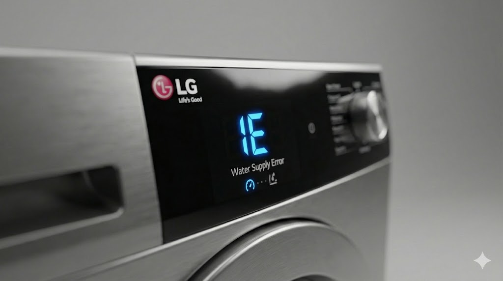 ارور IE لباسشویی ال‌جی | رفع سریع مشکل آبگیری