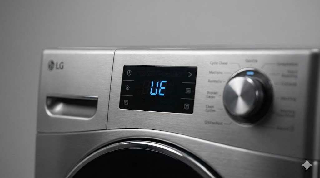 ارور UE لباسشویی ال‌جی | بررسی علت و رفع خطای UE/Ub