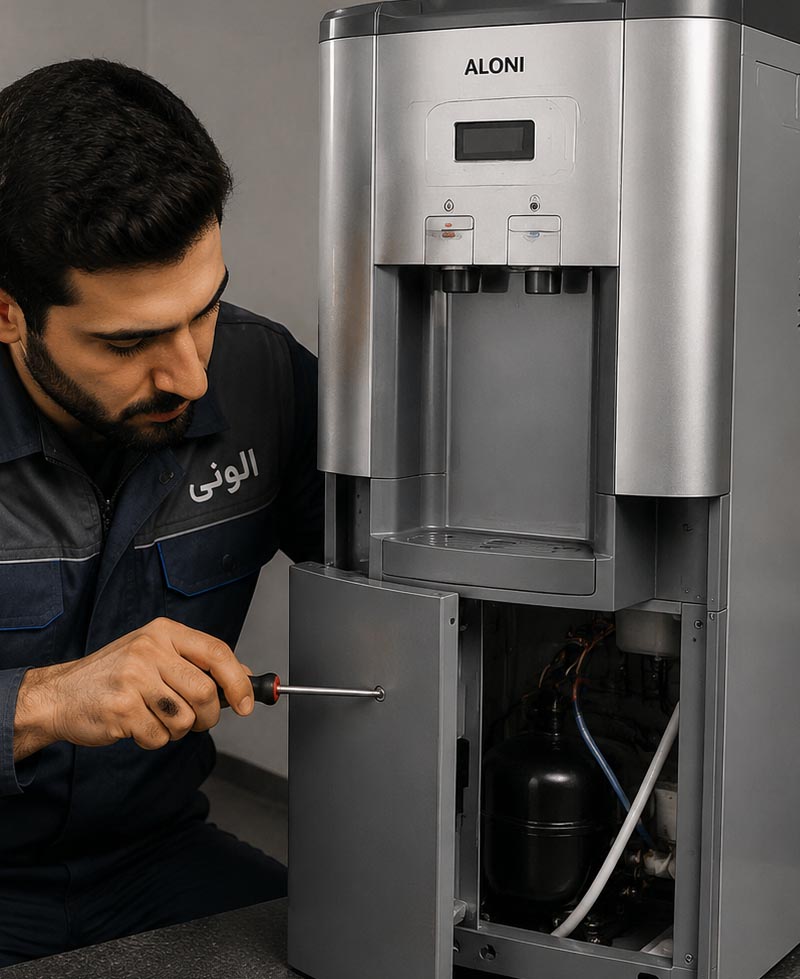 تعمیر آبسردکن آلونی