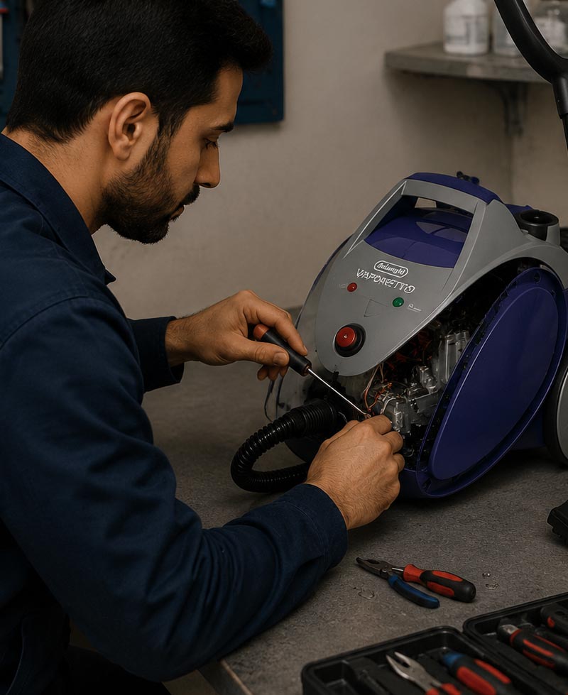 تعمیر بخارشوی دلونگی