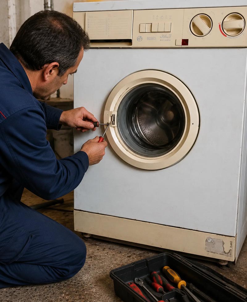 تعمیر ماشین لباسشویی قدیمی