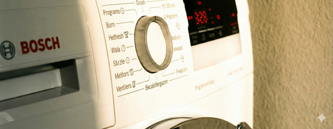 تعمیر ماشین لباسشویی بوش