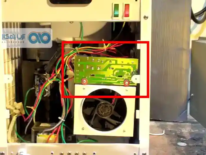 سرد نکردن آبسردکن به دلیل خرابی برد صدای زیاد آبسردکن به دلیل خرابی برد