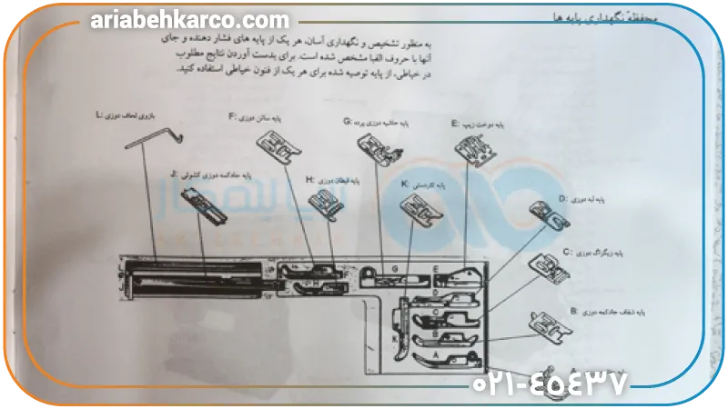 دفترچه راهنمای اتو پرس ژانومه