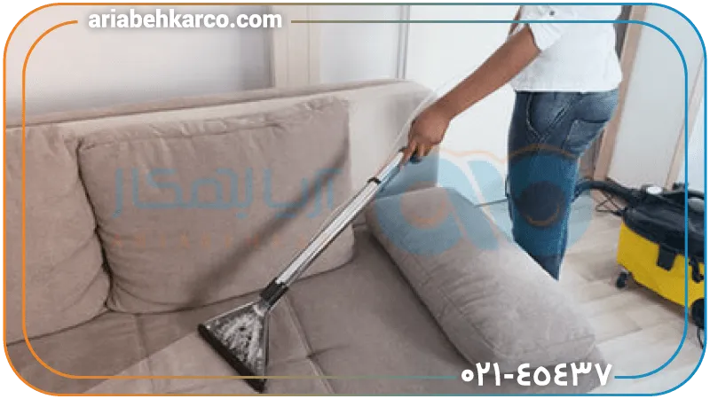 طرز استفاده از بخارشوی برای انواع مبل