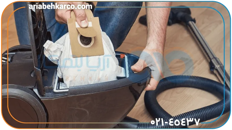 پر بودن کیسه جاروبرقی