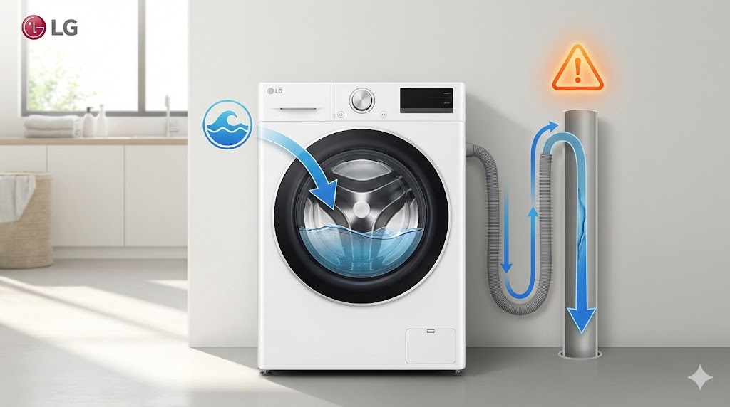 ارور ie لباسشویی ال جی