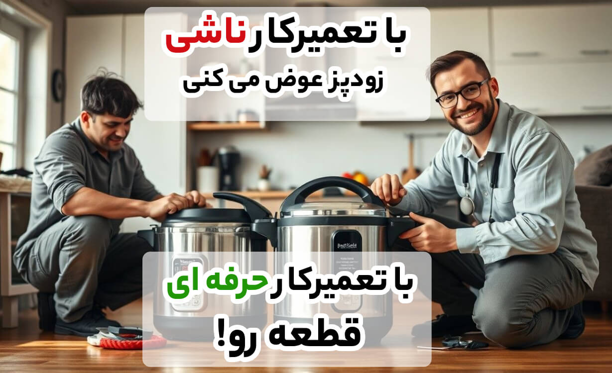 تعمیرکار حرفه ای تعمیر زودپز