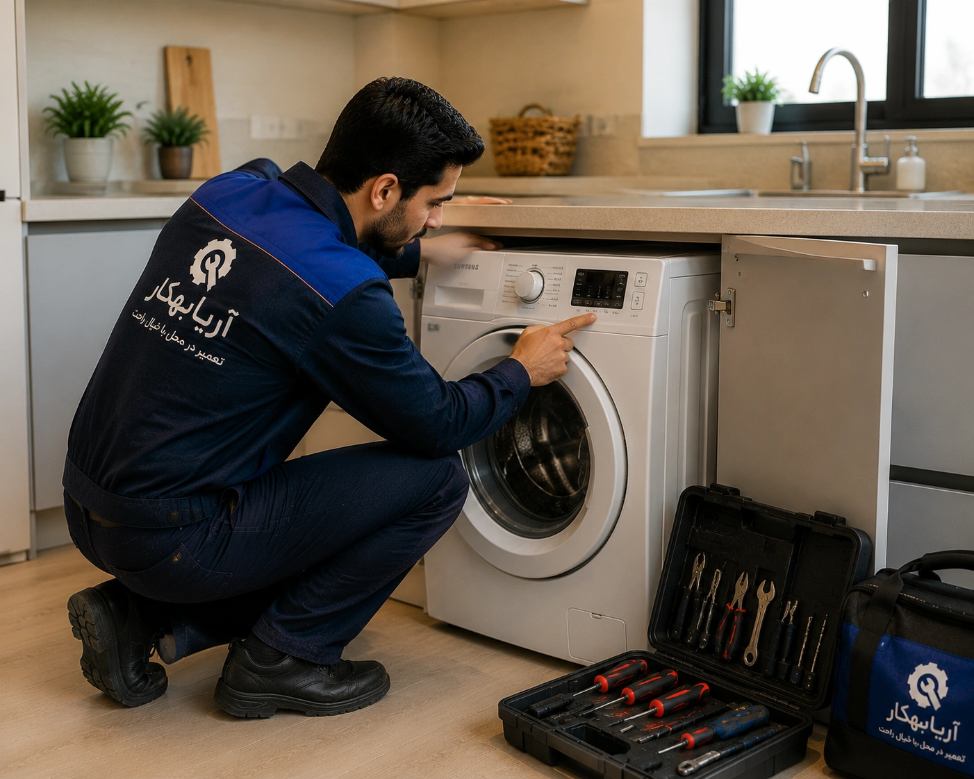 رسیدگی تخصصی به خرابی ماشین لباسشویی