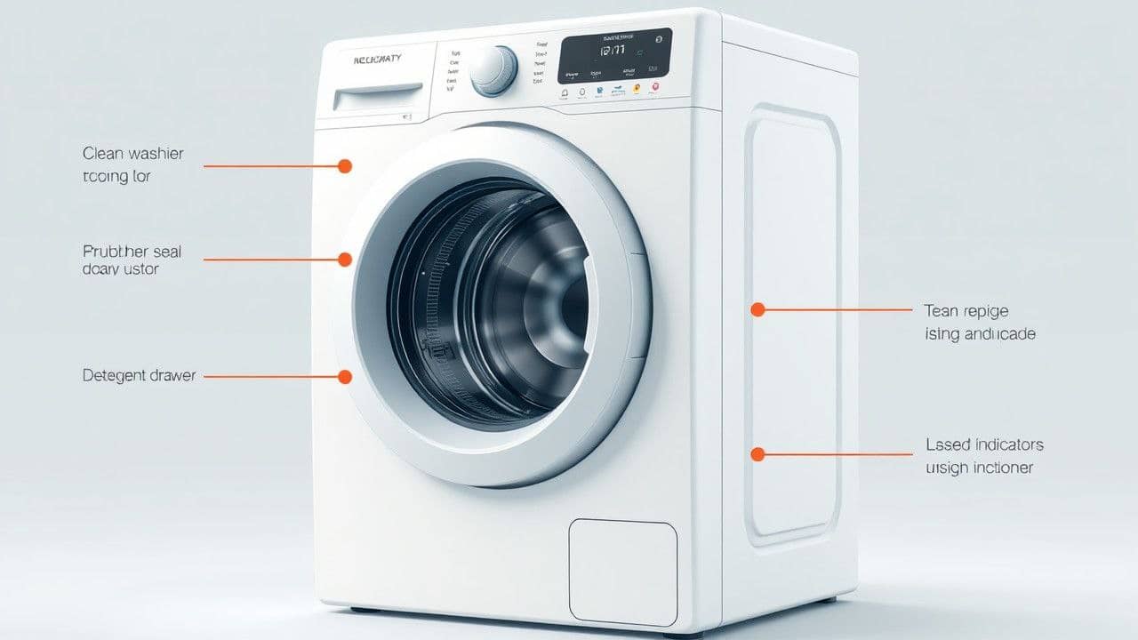 آموزش ضد عفونی کردن ماشین لباسشویی