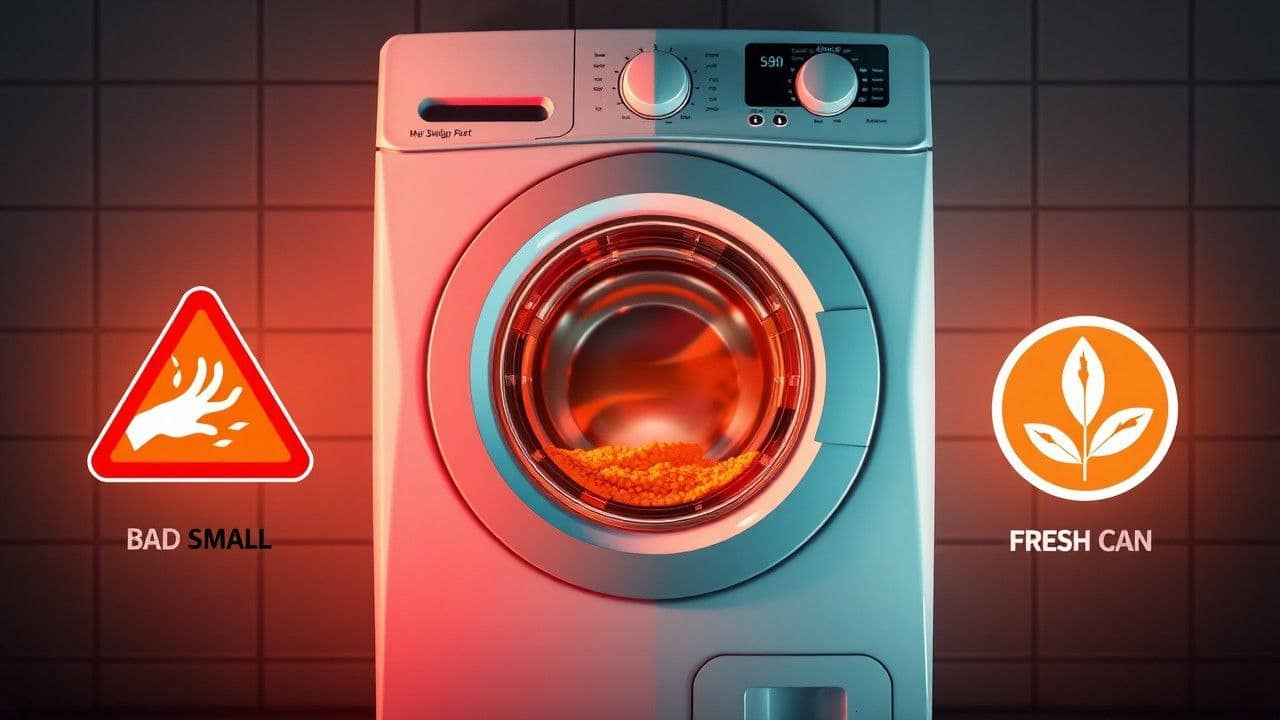 بوی بد ماشین لباسشویی