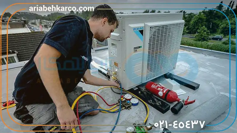 مراحل ثبت درخواست تعمیرات کولر گازی در نمایندگی آریابهکار