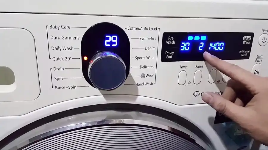 نحوه روشن شدن ماشین لباسشویی